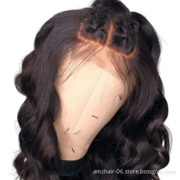 Wholesale Hd Lace Frontal Closure Wig Cheap Virgin Raw Brazilian Human Hair Transparent 4x4 5x5 Lace Front Wigs For Black Women
